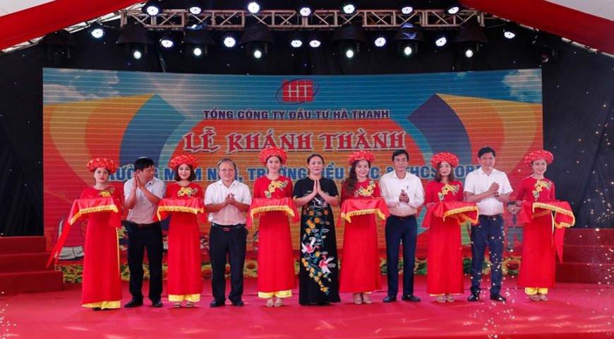 LỄ KHÁNH THÀNH TRƯỜNG LIÊN CẤP NOBEL