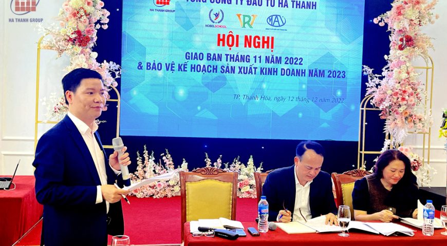 Hội nghị họp giao ban tháng 11/2022 và bảo vệ kế hoạch sản xuất kinh doanh năm 2023