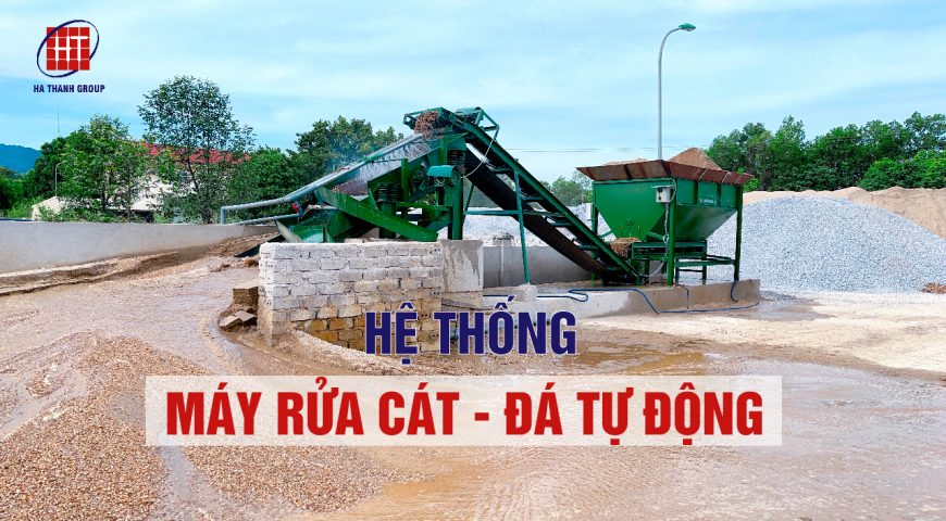 HỆ THỐNG MÁY RỬA CÁT, ĐÁ TỰ ĐỘNG